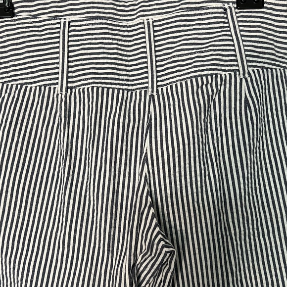 No Boundaries Blue & White Striped Seersucker Flare Pants - size 5 - Picture 4 of 8
